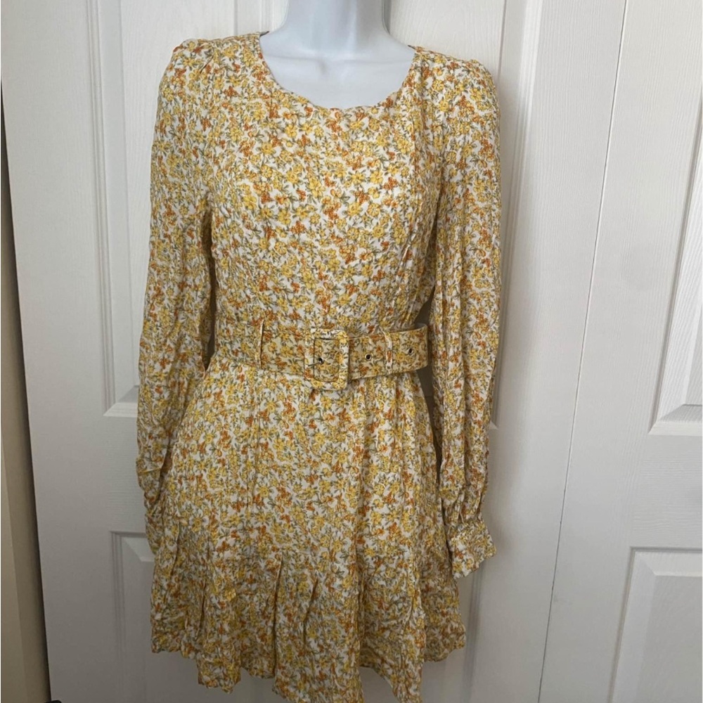 Floral Yellow Dress